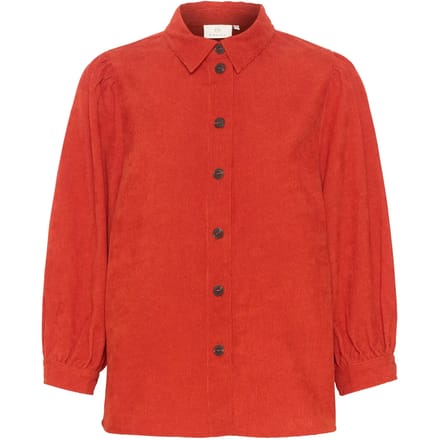 Damesblouse met lange mouwen KAFFE KAVera Corduroy
