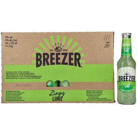 Bacardi Breezer Zingy Lime 4% Vol. 24x0,275l