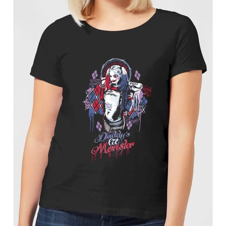 DC Comics Suicide Squad Daddy's Lil Monster Dames T-shirt - Zwart - M