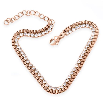 Victorious Dames Armband - Rosé Goud - Model: Primo Amore