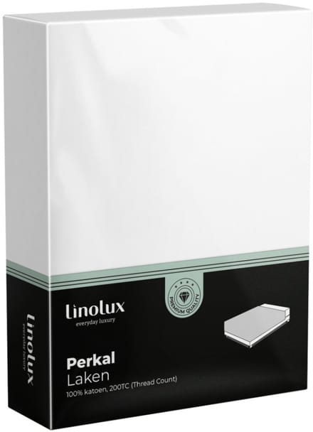 Linolux Laken Katoen Perkal White 200x265