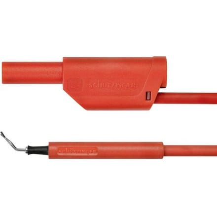Schützinger AL 8321 / ZPK / 1 / 100 / RT Adapterkabel Stekker 4 mm Testpunt Rood 1 stuk(s)