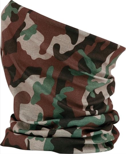 *** Camouflage Bandana Army Green - Multi-Use Original Morf - Gezichtsbescherming/Nekwarmer