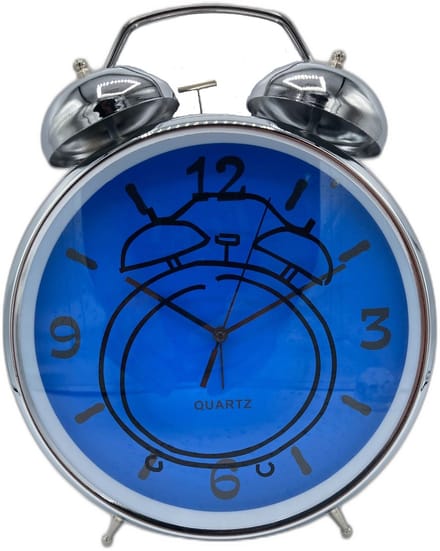 Cosy & Trendy - Grote Analoge Wekker - Blauw - 30 x 30 cm