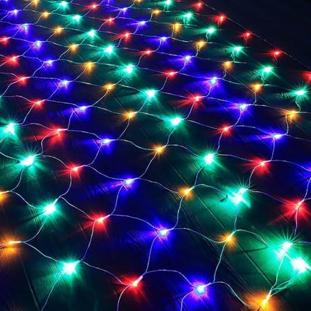 Netverlichting Buiten - Lichtsnoer Gaas - Decoratief Gebruik - Aansluitbaar Ontwerp - 10m x 8m 2000led - Transparant