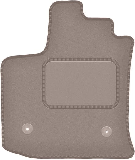 Beige bestuurdersmat voor: Dacia Lodgy 7-zits (2012-)