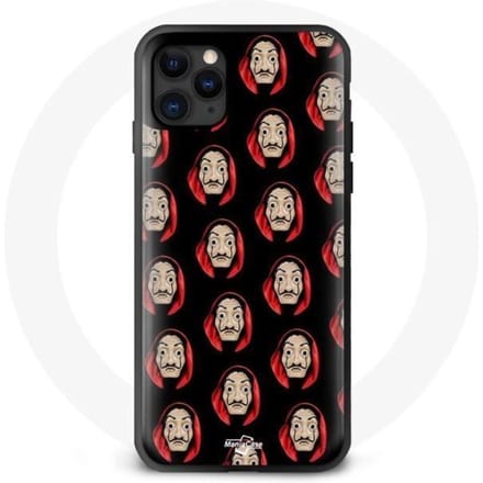 Coque Iphone 13 pro La casa de Papel mask faces