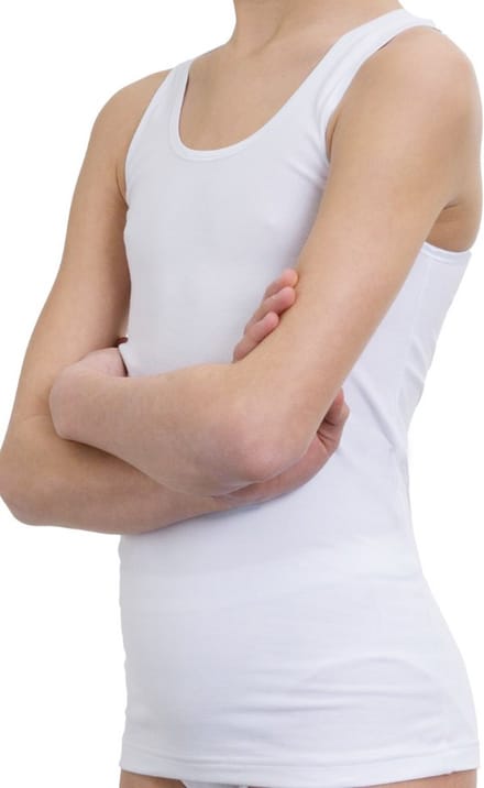 Beeren Bodywear Meisjes Hemd 2-PACK CO/EA - Wit - Maat 92/98