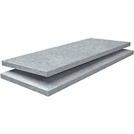 Legbord, voor legbordstelling, 1000 x 400 mm, gegalvaniseerd, 2 stuks