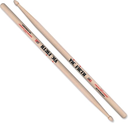 Vic Firth American Classic 5B PureGrit drumstokken