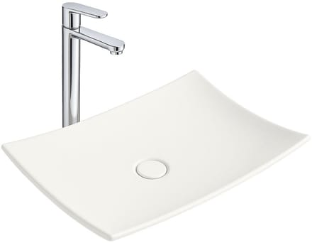 ALONI Cavon Waskom – 60x40x12 cm – Glanzend Wit