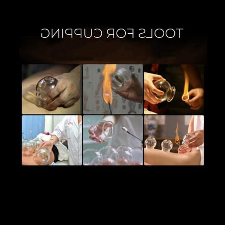 Cupping set met metalen vacuum en verlengde handgreep voor effectieve massage en ontspanning accessoires