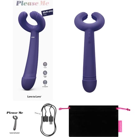 Love to Love - Please Me - Multi Vibrator - Paars