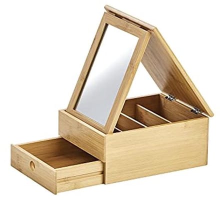 Sieradendoosje van Bamboe – Natuurkleur, 25 x 19 x 11,2 cm