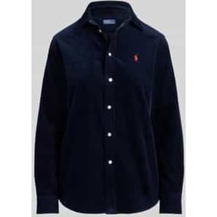 regular fit overhemdblouse van puur katoen