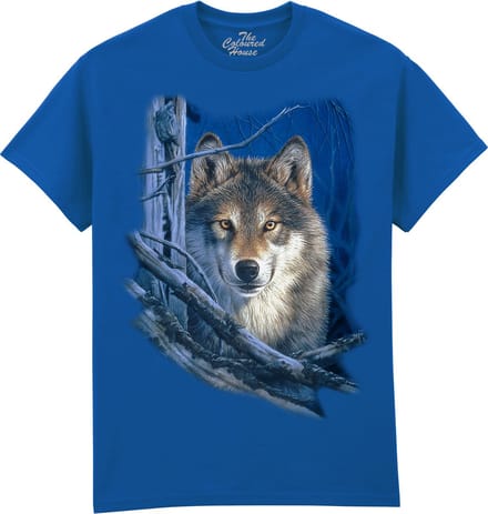 Moon Shine Wolf The Coloured House T-shirt S