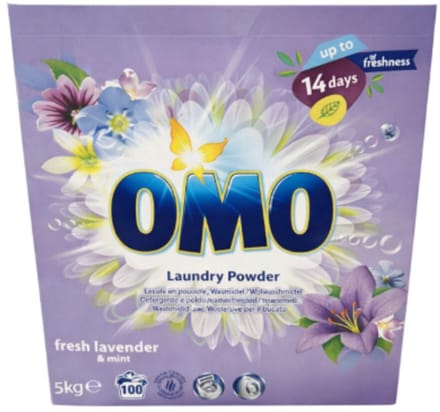 OMO Waspoeder Lavendel 100 Wasbeurten - 5 kg