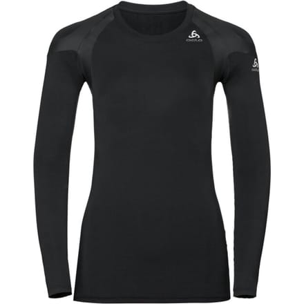 Odlo BL TOP Crew neck L/S ACTIVE SPINE LIGHT Black - Maat XL