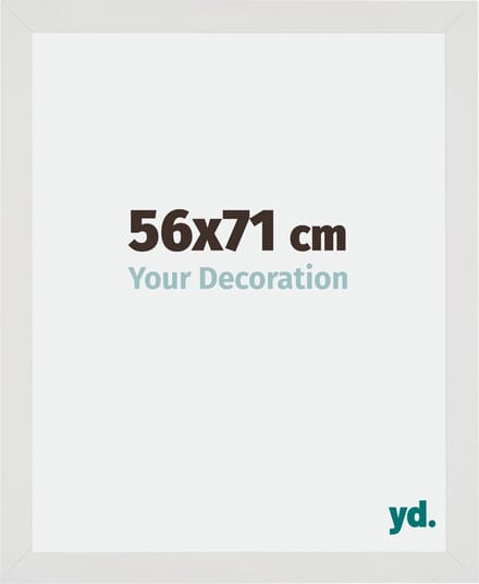 Your Decoration - Fotolijst 56x71 cm - MDF - Wit Mat - Mura