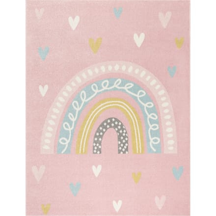 Kindertapijt Ninique roze 133x190 cm
