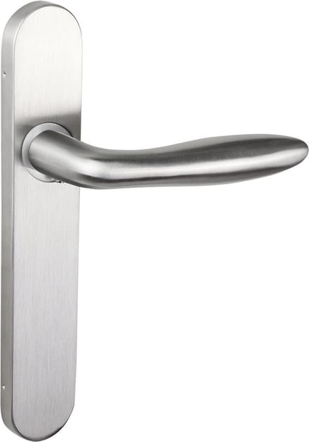 Lavuzo deurkruk RVS met blind schild rondmodel | Per Set