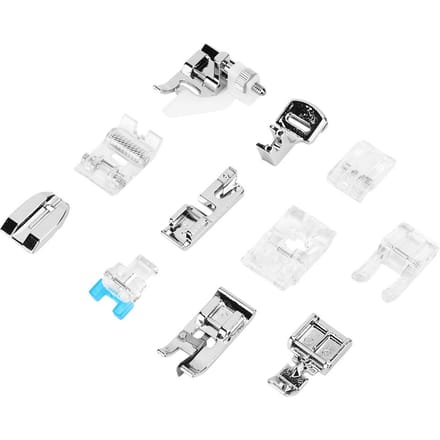 11-delige set Multifunctionele huishoudelijke naaimachine naaivoet gereedschapsset accessoire white