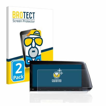 BROTECT - Screenprotector voor Volkswagen Golf 8 2020 Discover Pro 10" 2020 - Folie Beschermfolie matte 2 Stuks