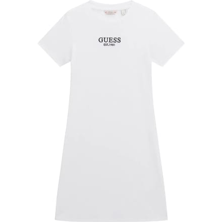 Geribbelde t-shirt jurk voor meisjes Guess