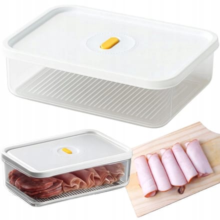 Pingyang Rongrong - Voedselcontainer - Met Hermetische Deksel - 1,4L - Transparant