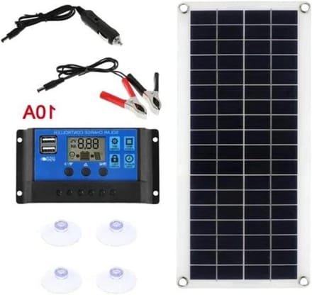 Zonnepaneel - Zonnecel - Batterij Laden - Hoge Conversie - 1000W - Zwart