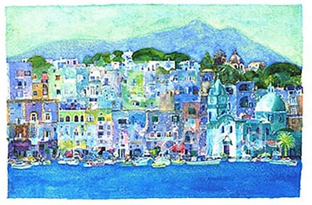 Kunstdruk Ralf Westphal - Procida / Kampanien 100x70cm