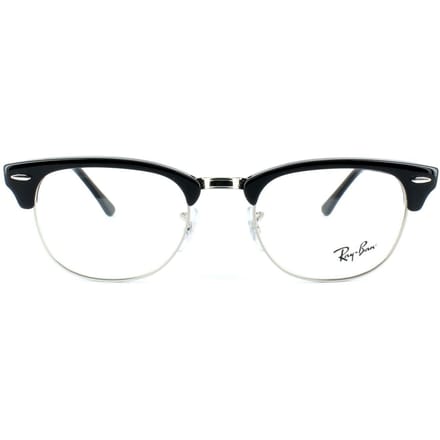 Ray-Banbril 5154 Clubmaster 2000 Glanzend zwart 49 mm