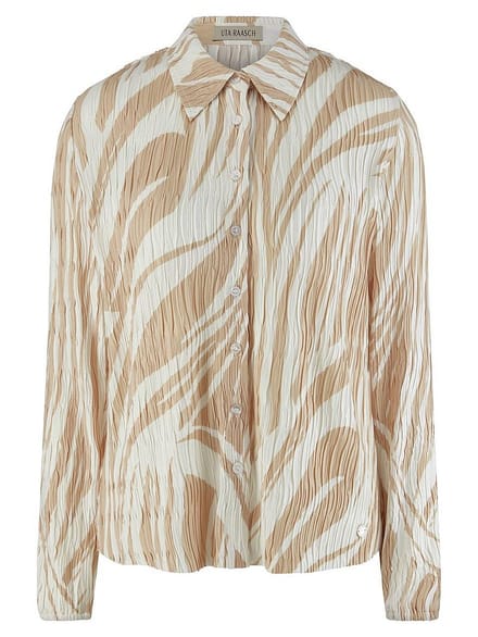 Blouse lange mouwen Van Uta Raasch bruin
