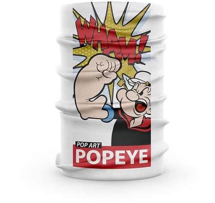 Otso Popeye Pop Art Nekwarmer Wit