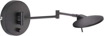 Moderne LED Wandlamp Zwart Draaibare Dimmer