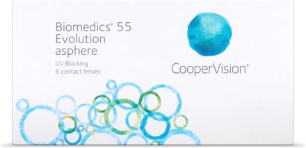+8.00 - Biomedics® 55 evolution - 6 pack - Maandlenzen - BC 8.80 - Contactlenzen