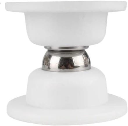 Magnetische Deurstopper - Deurvanger - Stil Huis - Sterke Magneet - 2 Stuks - Wit