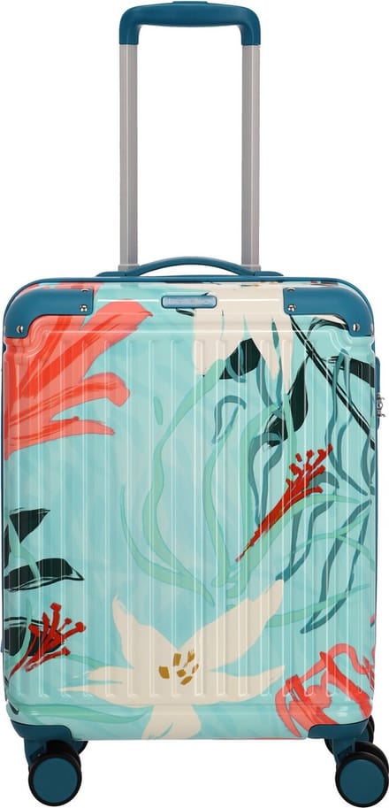 Travelite Cruise S 4-wiel handbagage trolley tuquoise lelie
