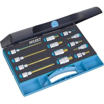 "Schroevendr.inz.set 1/2"" 13d. 5-19mm bin.6k Hazet"