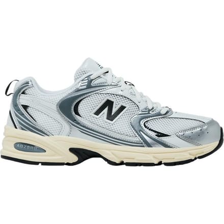 New Balance 530 Zilver Metallic Zwart Cement 41.5 white