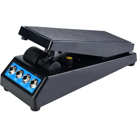 Daphon DF1511A Gitaar Stereo Volume Pedaal DJ Gitaar Effectpedaal Dubbele Ingang & Uitgang black