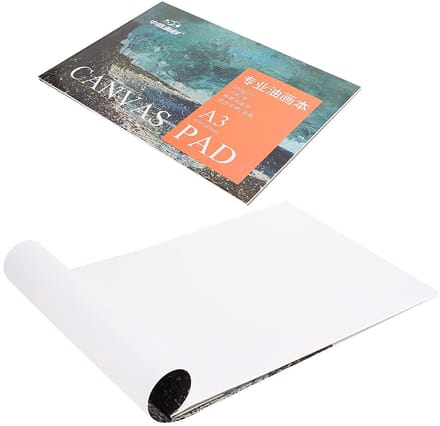 Dailygoods- Canvas Pad Zwaargewicht - 10 Vellen A3 - Scheurbaar