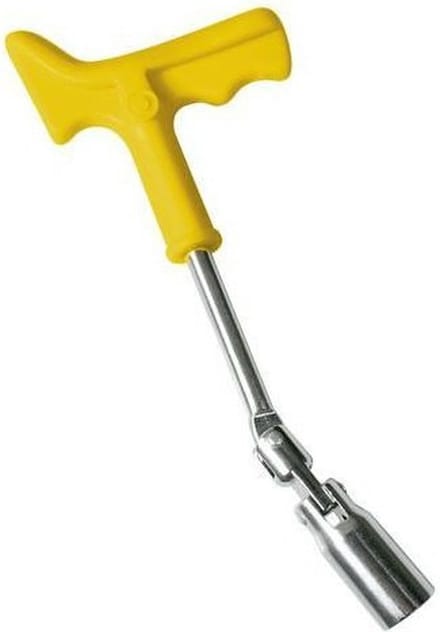 Bougie sleutel - 21 mm - Bougiesleutel met knikarm - Sparkplug key - KMR