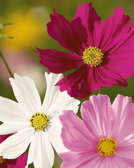 Cosmos Sensation Zaden Cosmos Bipinnatus Biologisch Eenjarig Gemengd