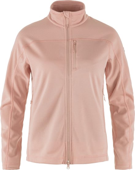 FJALLRAVEN Abisko Lite Fleece Jack c-rose - dames - M