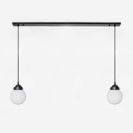 2 x Arcade lampen aan plafondbalk Moonlight - Art Deco Trade