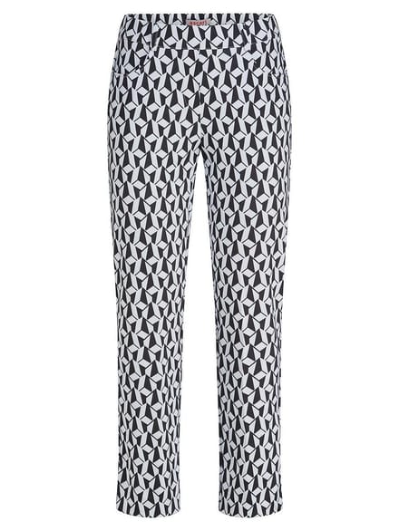 Enkellange broek Van Peter Hahn wit