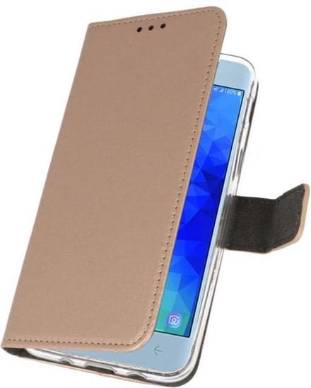 Bestcases Pasjeshouder Telefoonhoesje Samsung Galaxy J3 (2018) -  Goud