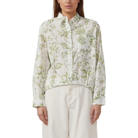 s.Oliver - female - Lichtgewicht katoenen voile overhemdblouse met strikdetail