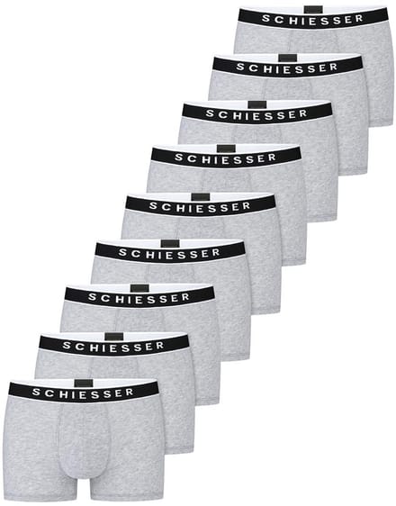 Schiesser Heren retro short / pant 9 pack 95/5 Cotton